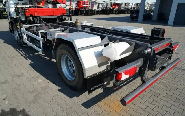 SCANIA P 280 / 4X2 / SIŁOWNIK DO WYWROTU / + HDS HMF 635 / UDŹWIG 1 500 KG / MAX WYSÓW 7 M / STEROWANIE RADIOWE / EURO 6 