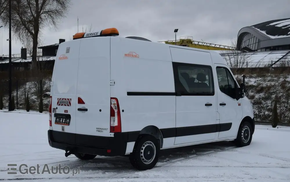 RENAULT MASTER / 2.3 - 150 KM / BRYGADÓWKA / DOKA / 7 OSOBOWY / DOSTAWCZE / BLASZAK / KLIMA / TEMPOMAT / SPROWADZONY 