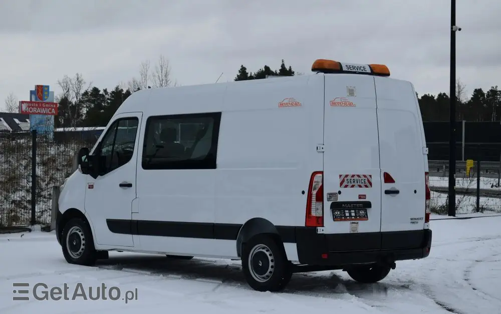RENAULT MASTER / 2.3 - 150 KM / BRYGADÓWKA / DOKA / 7 OSOBOWY / DOSTAWCZE / BLASZAK / KLIMA / TEMPOMAT / SPROWADZONY 