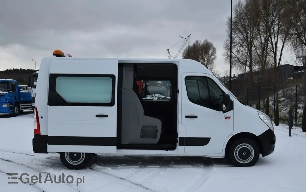 RENAULT MASTER / 2.3 - 150 KM / BRYGADÓWKA / DOKA / 7 OSOBOWY / DOSTAWCZE / BLASZAK / KLIMA / TEMPOMAT / SPROWADZONY 