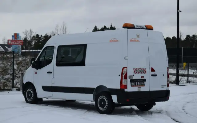 RENAULT MASTER / 2.3 - 150 KM / BRYGADÓWKA / DOKA / 7 OSOBOWY / DOSTAWCZE / BLASZAK / KLIMA / TEMPOMAT / SPROWADZONY 