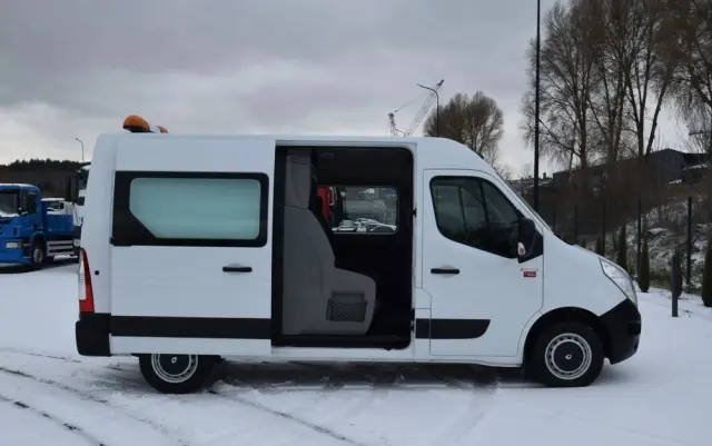 RENAULT MASTER / 2.3 - 150 KM / BRYGADÓWKA / DOKA / 7 OSOBOWY / DOSTAWCZE / BLASZAK / KLIMA / TEMPOMAT / SPROWADZONY 
