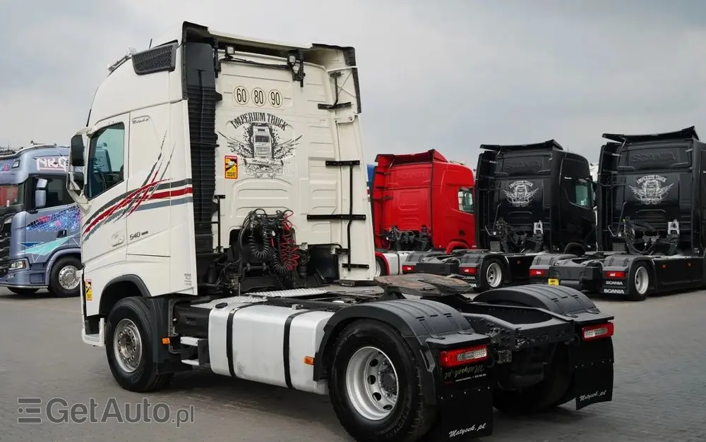 VOLVO FH 540 / RETARDER / KLIMATYZACJA POSTOJOWA  / I-SHIFT / EURO 6 