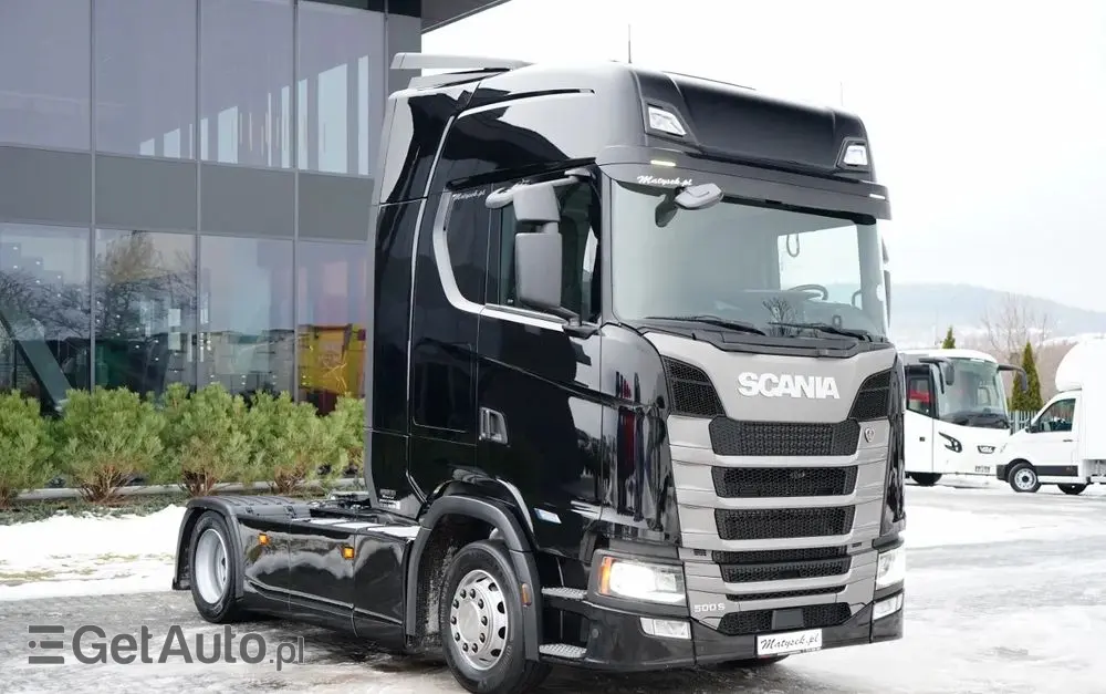 SCANIA S 500 / MEGA /  RETARDER / KLIMA POSTOJOWA / LOW DECK 