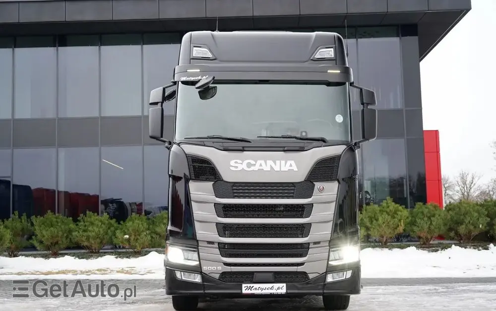 SCANIA S 500 / MEGA /  RETARDER / KLIMA POSTOJOWA / LOW DECK 
