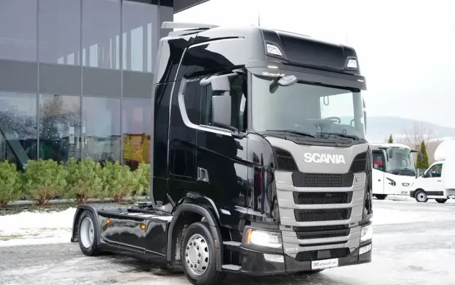 SCANIA S 500 / MEGA /  RETARDER / KLIMA POSTOJOWA / LOW DECK 