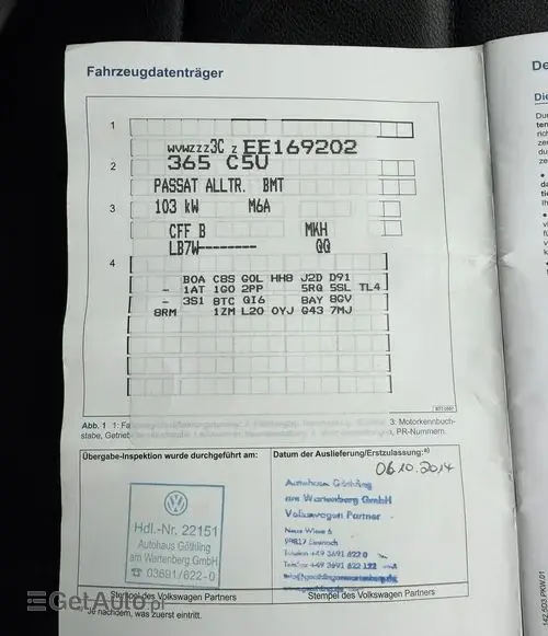 VOLKSWAGEN Passat Alltrack 