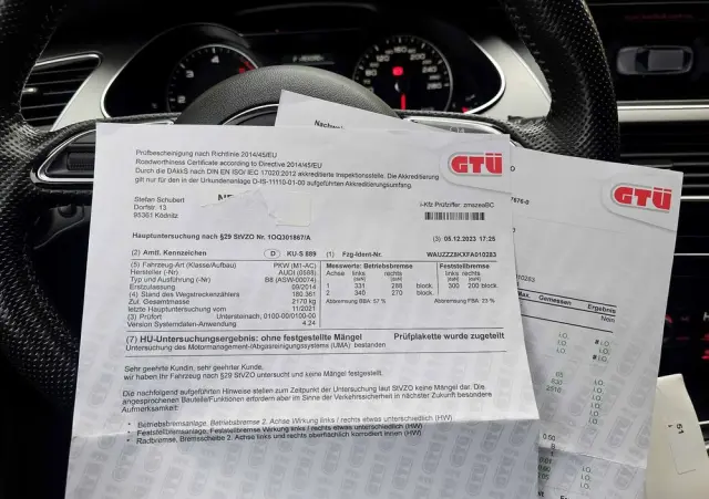 AUDI A4 Avant 2.0 TDI DPF quattro S line Sportpaket