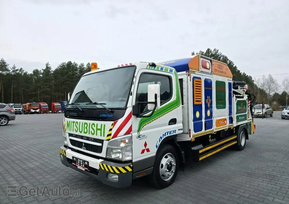 MITSUBISHI CANTER odkurzacz koparka ssąca substancje sypkie CITY SAUGER 