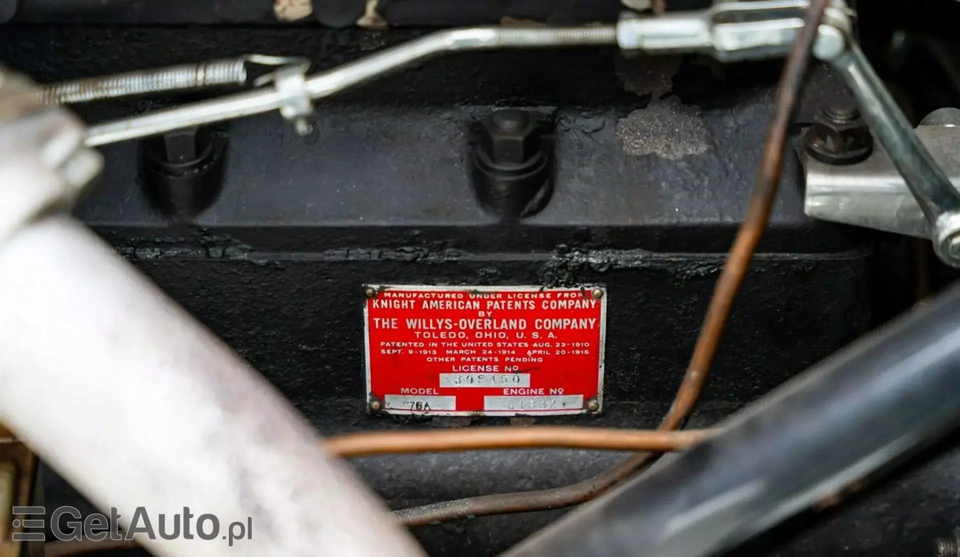 WILLYS KNIGHT OVERLAND MODEL 70 