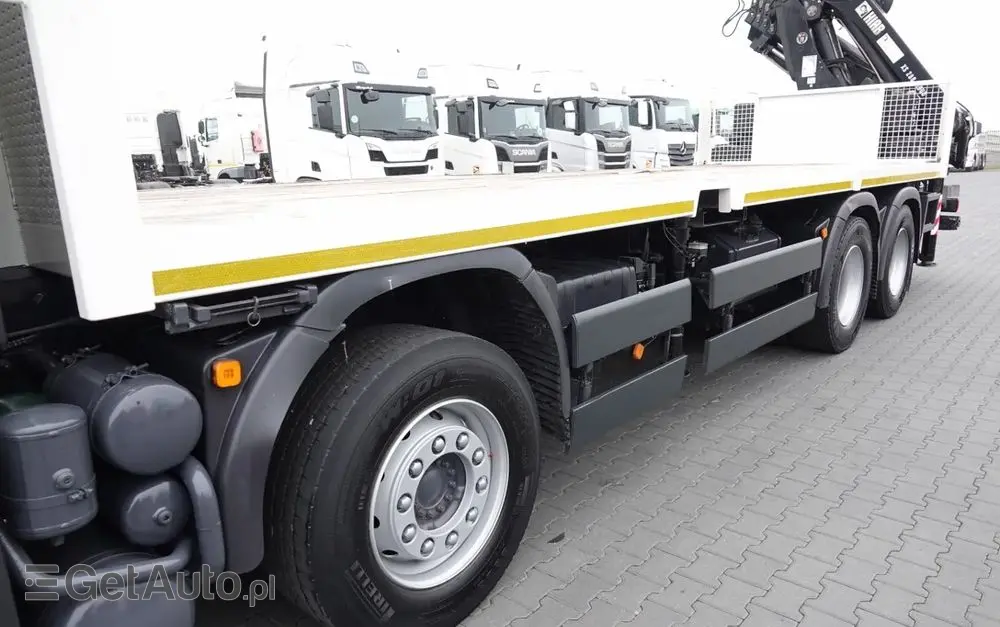 MAN MAN TGS 35.480 / 8x4 / HDS HIAB 288 EP-5 wysów : 12.7 M / SKRZYNIOWY - 7,4 M / UDŹWIG : 9400 KG / EURO 6 / STEROWANIE RADIOWE 