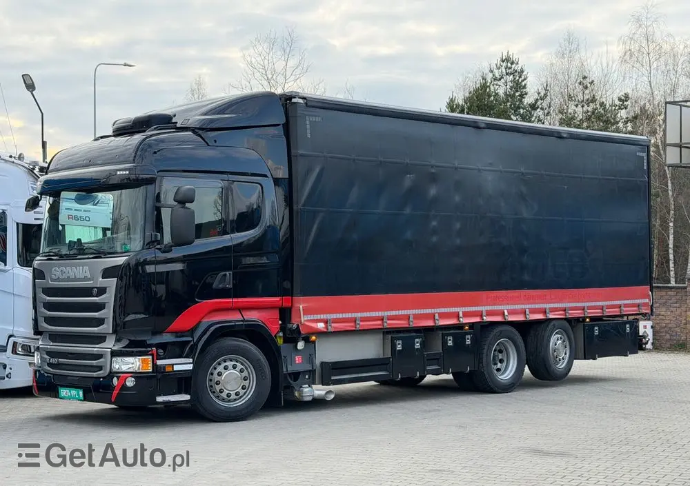SCANIA R410 oś skrętna cała na poduszce 300tys km ASO scania idealny stan scania KrazTrans 