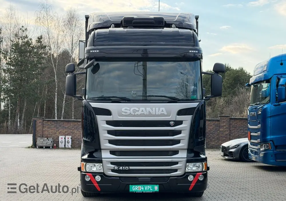SCANIA R410 oś skrętna cała na poduszce 300tys km ASO scania idealny stan scania KrazTrans 