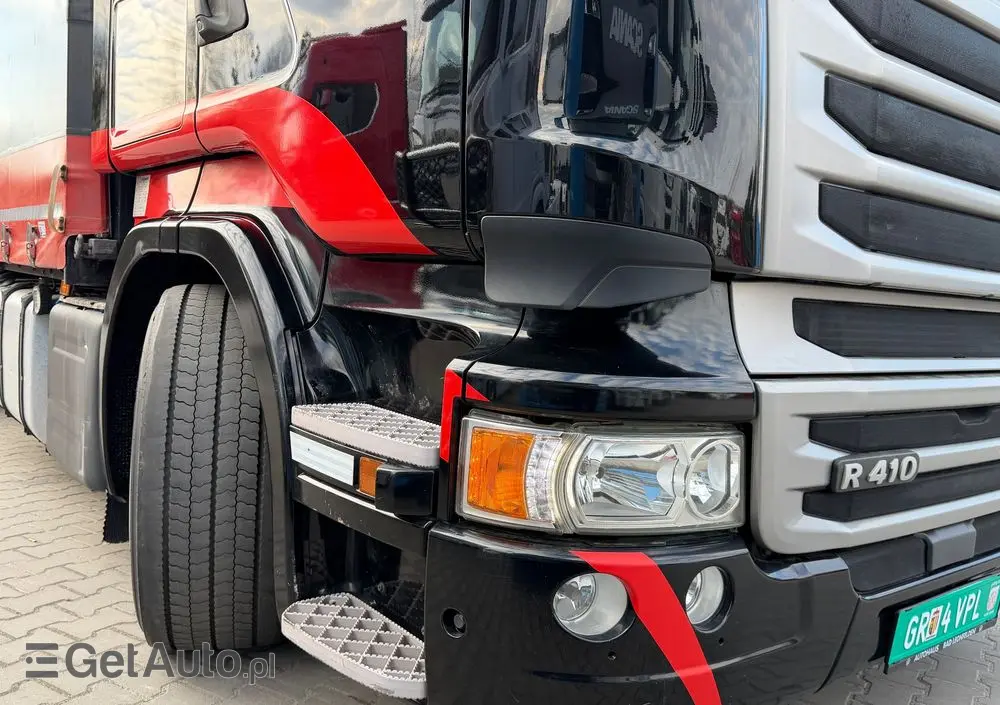 SCANIA R410 oś skrętna cała na poduszce 300tys km ASO scania idealny stan scania KrazTrans 