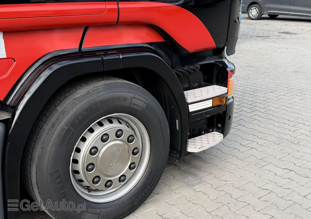 SCANIA R410 oś skrętna cała na poduszce 300tys km ASO scania idealny stan scania KrazTrans 