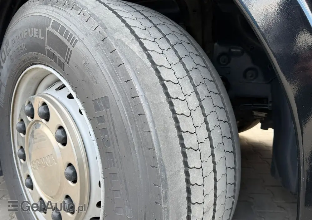 SCANIA R410 oś skrętna cała na poduszce 300tys km ASO scania idealny stan scania KrazTrans 