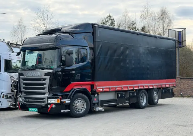 SCANIA R410 oś skrętna cała na poduszce 300tys km ASO scania idealny stan scania KrazTrans 
