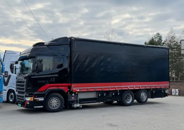 SCANIA R410 oś skrętna cała na poduszce 300tys km ASO scania idealny stan scania KrazTrans 