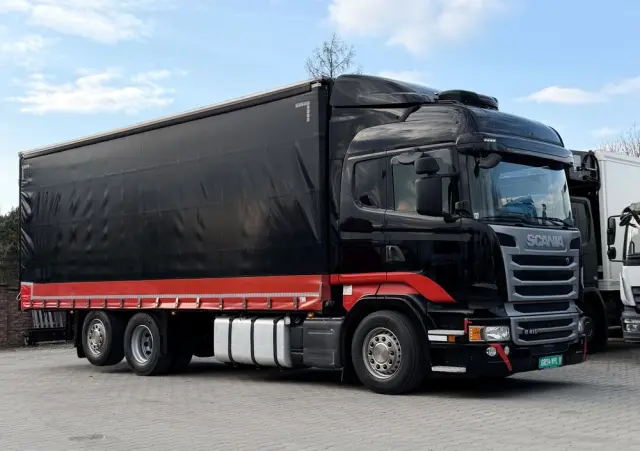 SCANIA R410 oś skrętna cała na poduszce 300tys km ASO scania idealny stan scania KrazTrans 