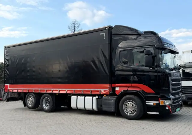 SCANIA R410 oś skrętna cała na poduszce 300tys km ASO scania idealny stan scania KrazTrans 