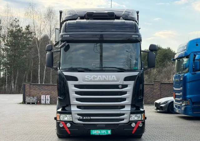 SCANIA R410 oś skrętna cała na poduszce 300tys km ASO scania idealny stan scania KrazTrans 
