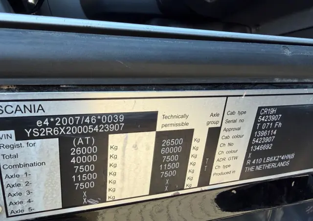 SCANIA R410 oś skrętna cała na poduszce 300tys km ASO scania idealny stan scania KrazTrans 