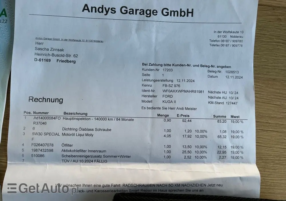 FORD Kuga 1.5 EcoBoost 2x4 Titanium