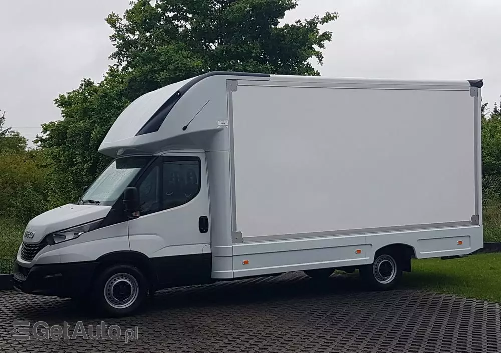 IVECO DAILY KONTENER NISKOPODŁOGOWY 4,43x2,23x2,42 SKLEP FOODTRUCK BAR KLIMA KONIOWÓZ KAMPER 