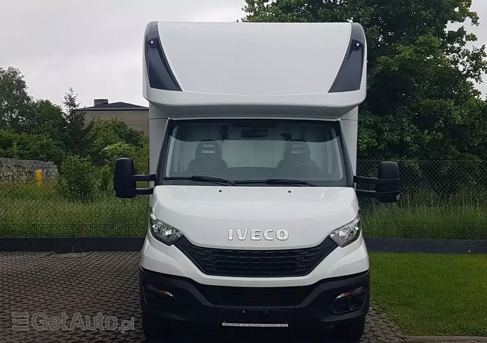 IVECO DAILY KONTENER NISKOPODŁOGOWY 4,43x2,23x2,42 SKLEP FOODTRUCK BAR KLIMA KONIOWÓZ KAMPER 