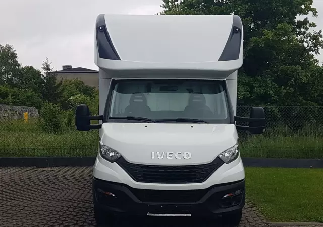 IVECO DAILY KONTENER NISKOPODŁOGOWY 4,43x2,23x2,42 SKLEP FOODTRUCK BAR KLIMA KONIOWÓZ KAMPER 