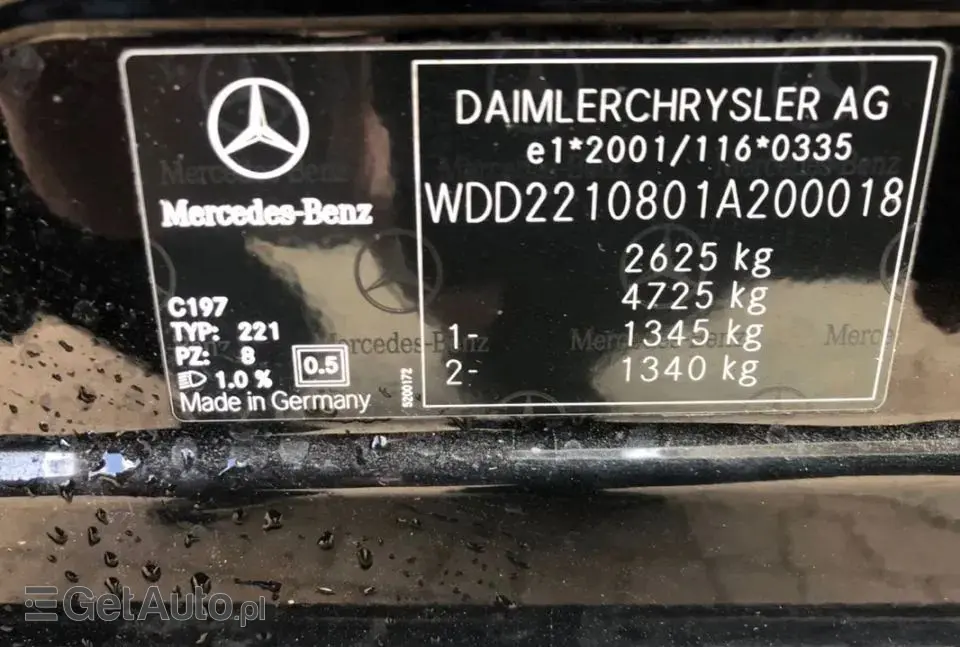 MERCEDES-BENZ Klasa S 320 CDI 4-Matic