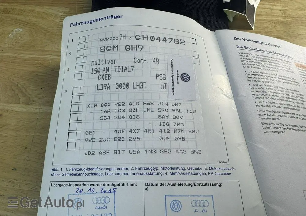 VOLKSWAGEN Multivan 2.0 BiTDI L1 Highline 4Motion DSG