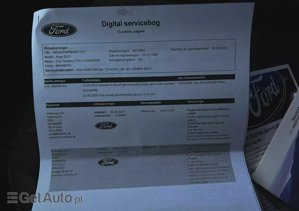 FORD Kuga 2.0 TDCi 4WD Titanium