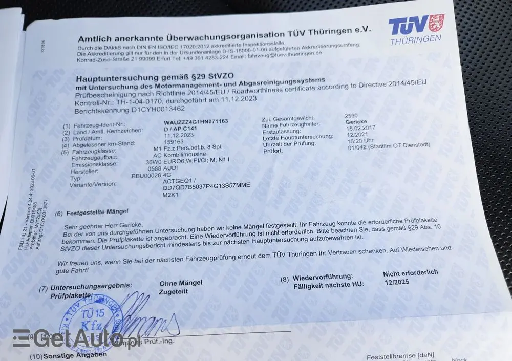 AUDI S6 Avant 4.0 TFSI Quattro S tronic