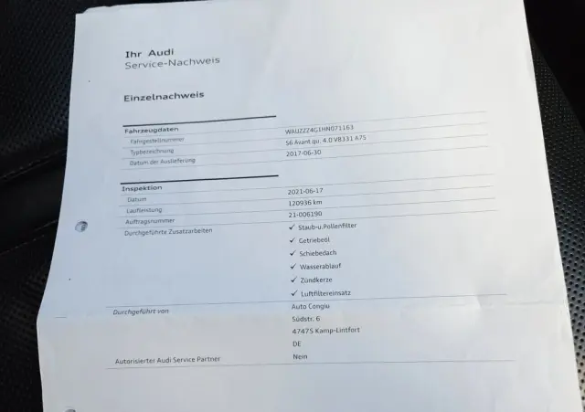 AUDI S6 Avant 4.0 TFSI Quattro S tronic