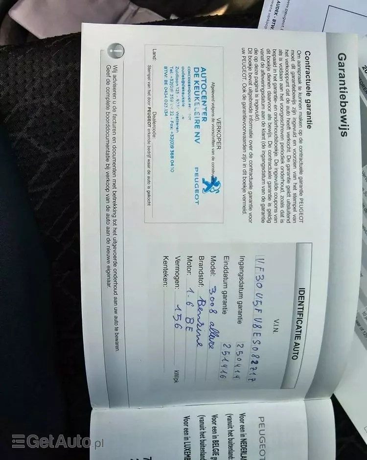 PEUGEOT 3008 1.6 THP Allure