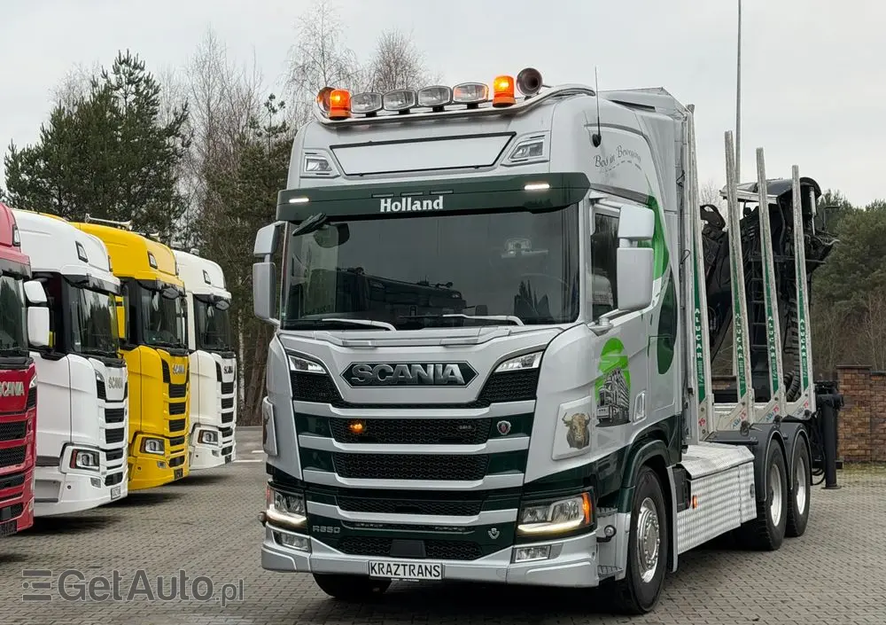 SCANIA Scania R650 bez EGR pełna opcja palfinger epsilon Z 2x wysów 2018/19 6x4 