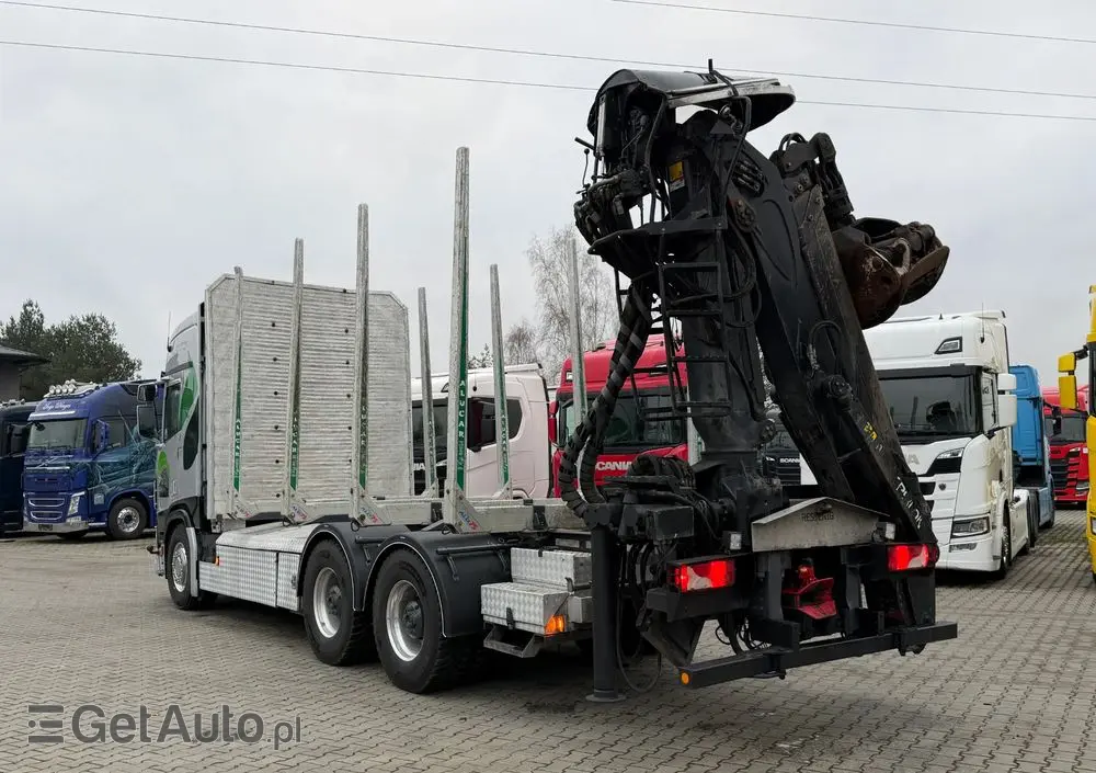 SCANIA Scania R650 bez EGR pełna opcja palfinger epsilon Z 2x wysów 2018/19 6x4 