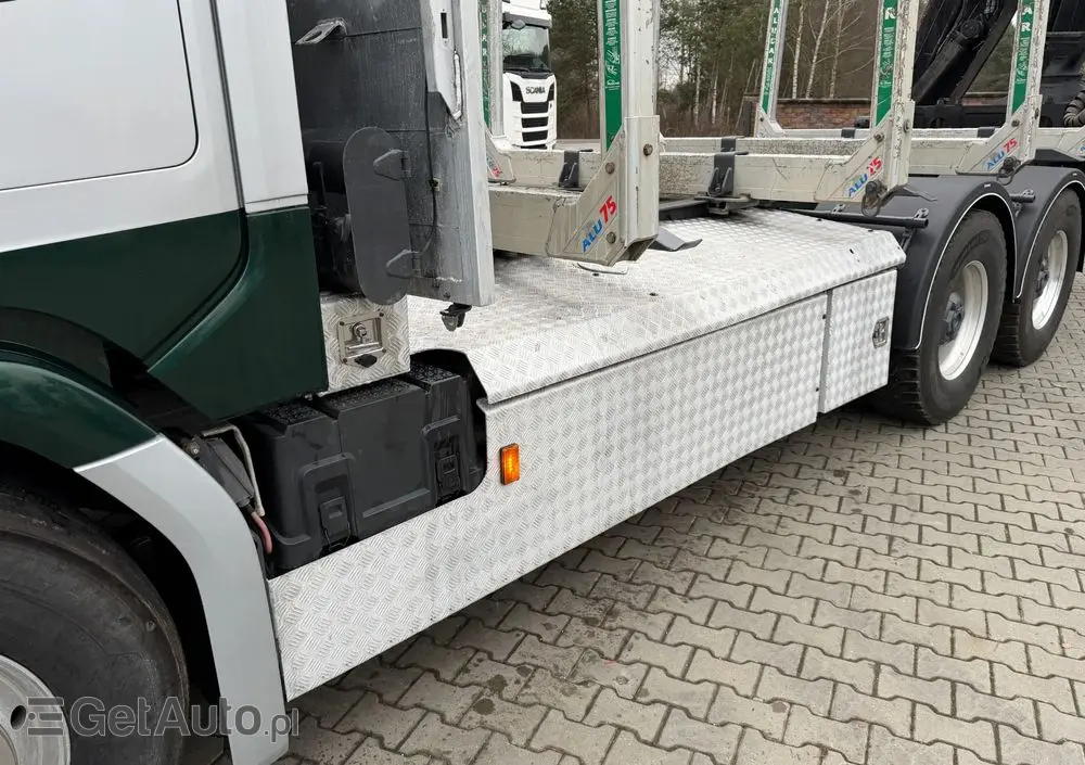 SCANIA Scania R650 bez EGR pełna opcja palfinger epsilon Z 2x wysów 2018/19 6x4 