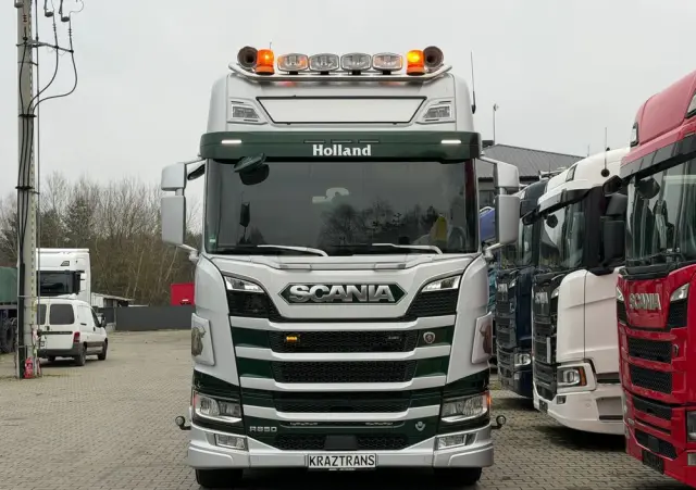 SCANIA Scania R650 bez EGR pełna opcja palfinger epsilon Z 2x wysów 2018/19 6x4 