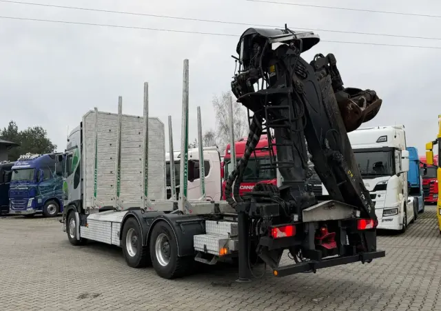 SCANIA Scania R650 bez EGR pełna opcja palfinger epsilon Z 2x wysów 2018/19 6x4 