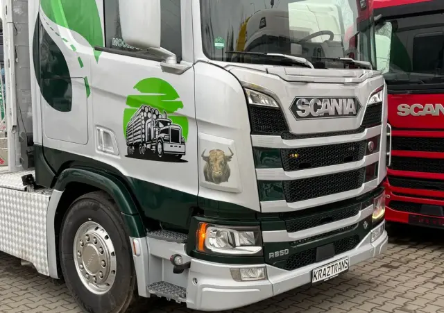 SCANIA Scania R650 bez EGR pełna opcja palfinger epsilon Z 2x wysów 2018/19 6x4 