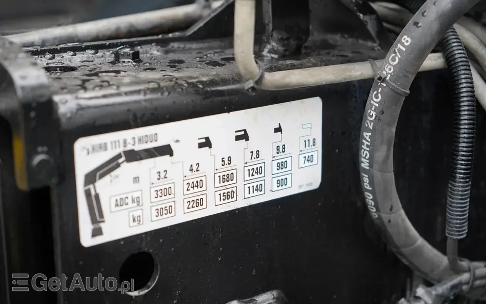 MERCEDES-BENZ ATEGO 1629 / 4x4 / WYWROTKA + HDS HIAB 111 B-3  / PILOT /  ROTATOR / WIDŁY DO PALET / MANUAL 