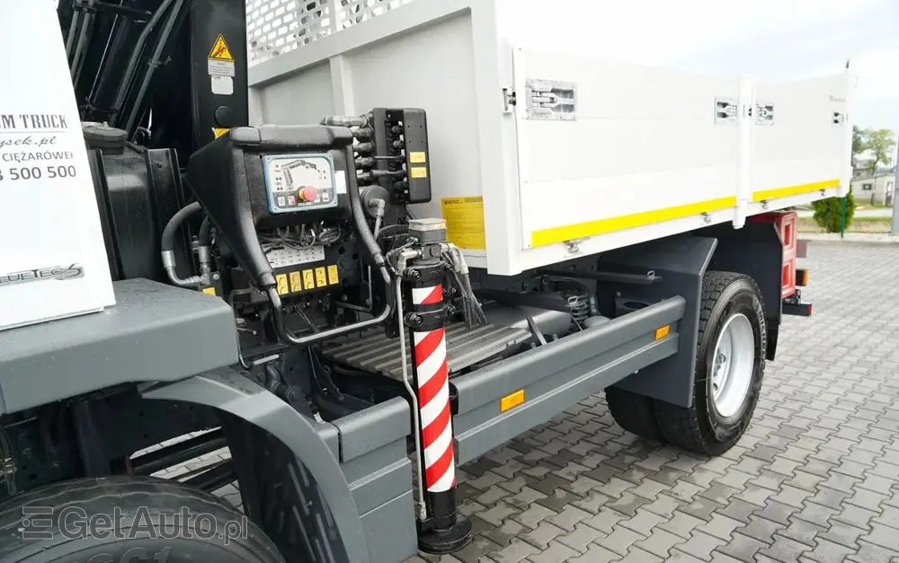 MERCEDES-BENZ ATEGO 1629 / 4x4 / WYWROTKA + HDS HIAB 111 B-3  / PILOT /  ROTATOR / WIDŁY DO PALET / MANUAL 