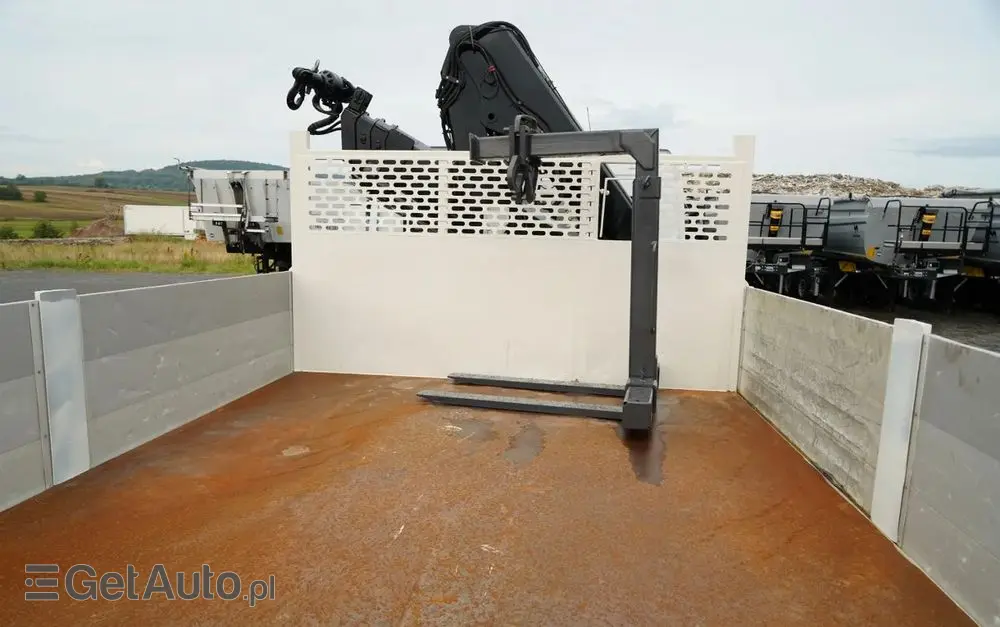 MERCEDES-BENZ ATEGO 1629 / 4x4 / WYWROTKA + HDS HIAB 111 B-3  / PILOT /  ROTATOR / WIDŁY DO PALET / MANUAL 