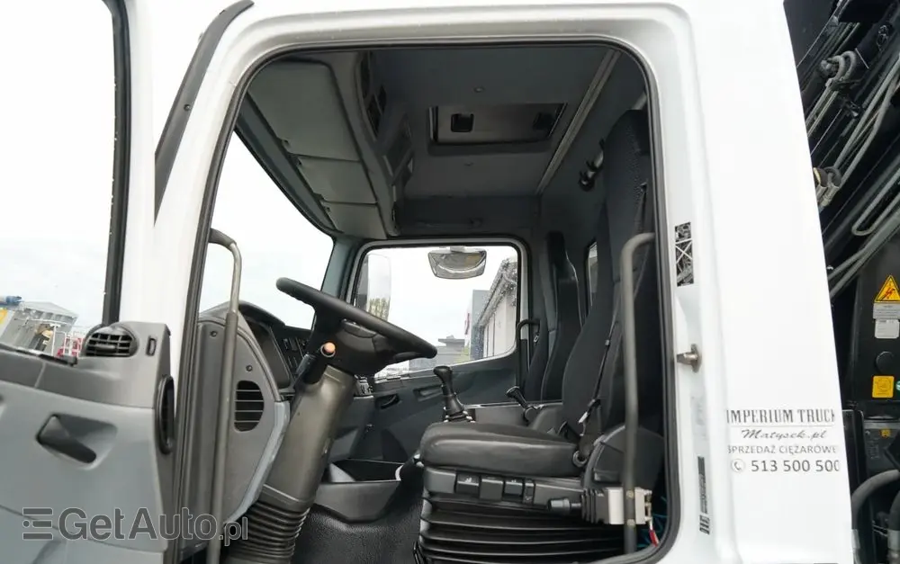 MERCEDES-BENZ ATEGO 1629 / 4x4 / WYWROTKA + HDS HIAB 111 B-3  / PILOT /  ROTATOR / WIDŁY DO PALET / MANUAL 