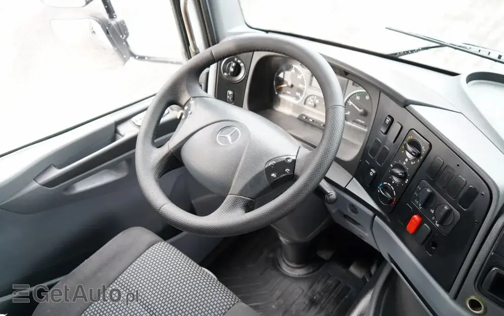 MERCEDES-BENZ ATEGO 1629 / 4x4 / WYWROTKA + HDS HIAB 111 B-3  / PILOT /  ROTATOR / WIDŁY DO PALET / MANUAL 