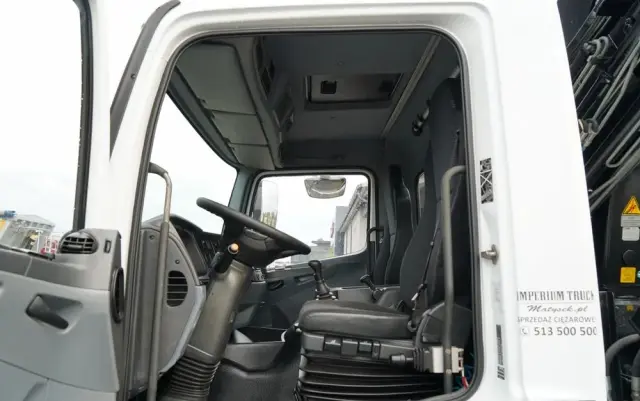 MERCEDES-BENZ ATEGO 1629 / 4x4 / WYWROTKA + HDS HIAB 111 B-3  / PILOT /  ROTATOR / WIDŁY DO PALET / MANUAL 