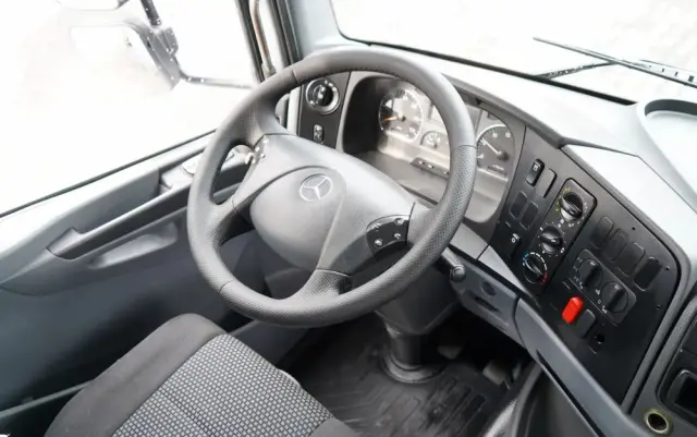 MERCEDES-BENZ ATEGO 1629 / 4x4 / WYWROTKA + HDS HIAB 111 B-3  / PILOT /  ROTATOR / WIDŁY DO PALET / MANUAL 