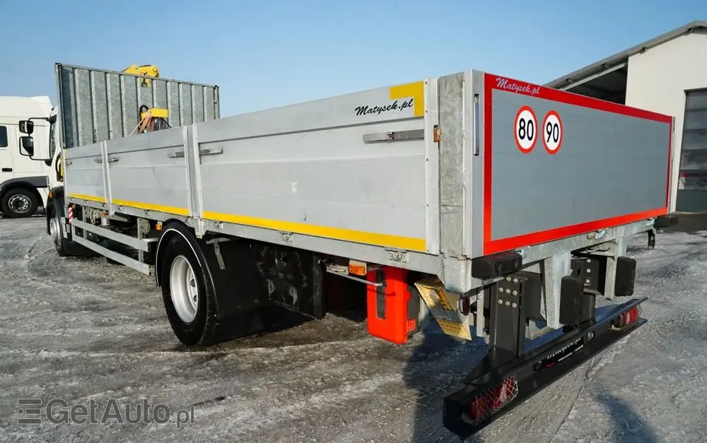 VOLVO FL 280 / 4X2 / SKRZYNIOWY 7,3 M / HDS  HYVA / PILOT / WIDŁY DO PALET  / ROTATOR / EURO 6 